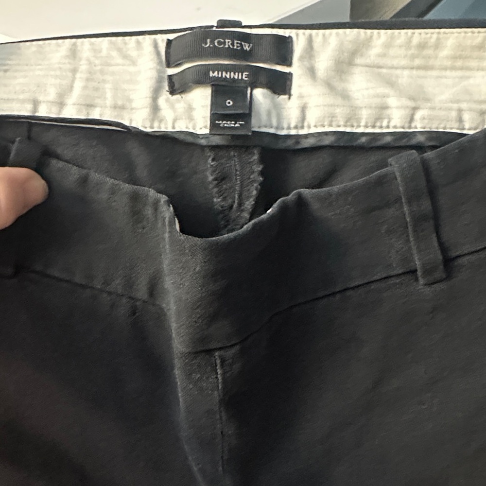 J.Crew Classic Black Minnie Trousers